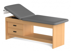 Panel Leg Treatment Table with Shelving