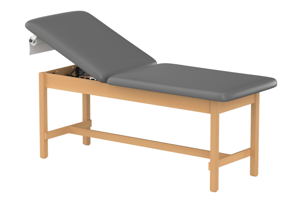 Hardwood Leg style Backrest Adjustable Treatment Table