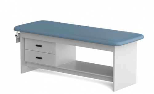 Panel Leg Treatment Table with Shelving