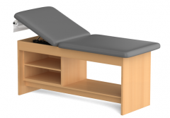 Panel Leg Treatment Table with Shelving