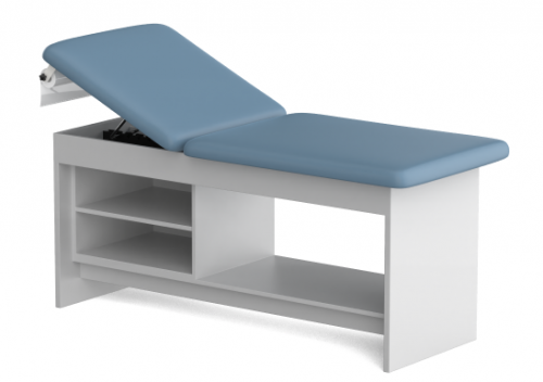 Panel Leg Treatment Table with Shelving