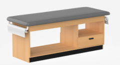 Clinic3-Cabinet Style Treatment exam Table with 1 Drawers
