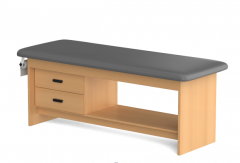 Panel Leg Treatment Table with Shelving