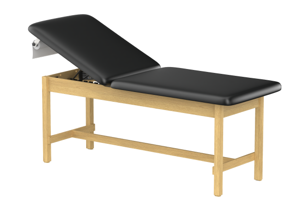 Hardwood Leg style Backrest Adjustable Treatment Table