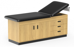 Cabinet style exam table ready room exam table