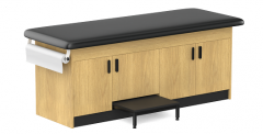 Cabinet Style Treatment Table with 2 Drawers & 3 Doors