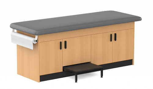 Cabinet Style Treatment Table with 2 Drawers & 3 Doors