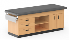 Cabinet Style Treatment Table with 3 Drawers & 2 Doors