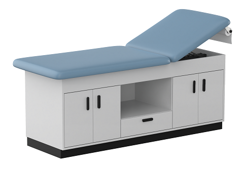 Clinic 3 Cabinet Style Treatment Table with 1 Drawers & 4 Doors