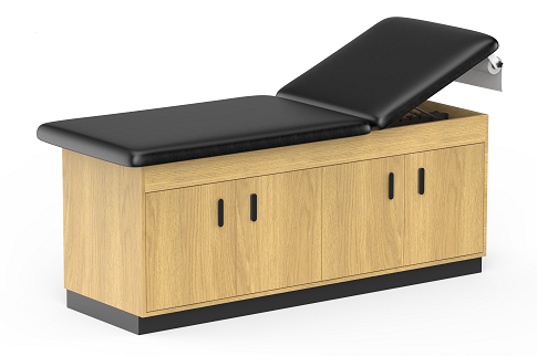 Cabinet style examination table family practice exam table