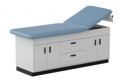Cabinet Style Treatment Table with 2 Drawers & 4 Doors
