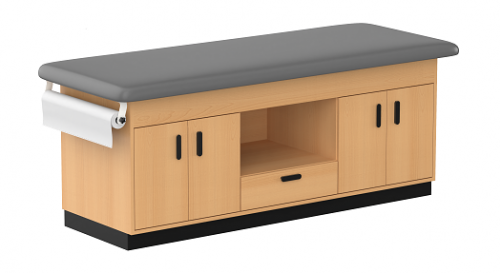 Cabinet Style Treatment Table with 1 Drawers & 4 Doors
