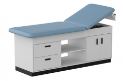 Cabinet Style Treatment Table with 3 Drawers & 2 Doors