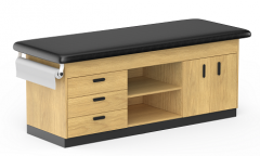 Cabinet Style Treatment Table with 3 Drawers & 2 Doors