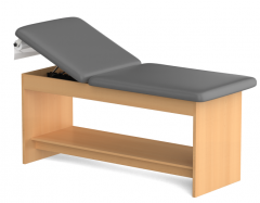 Panel Leg Treatment Table with Full Shelf