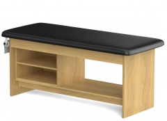 Panel Leg Treatment Table with Shelving