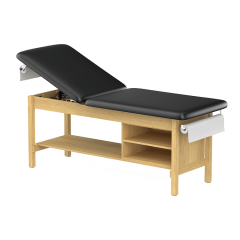 CLINIC-2 SERIES HARDWOOD LEG SUPPORT TREATMENT TABLES WITH BACKREST