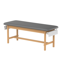 CLINIC-2 SERIES HARDWOOD LEG SUPPORT TREATMENT TABLES FLAT TOP