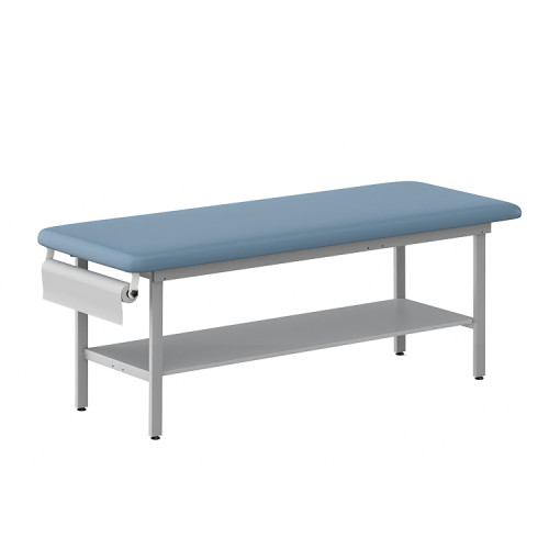 CLINIC-1 SERIES STEEL CONSTRUCTION TREATMENT TABLES WITH FULL SHELF